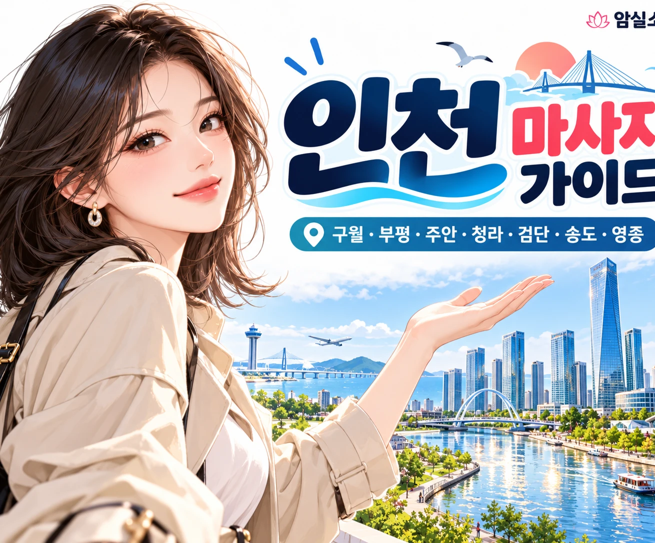 인천 마사지 가격·운영시간 한눈에 보기|구월동·부평·주안·청라·송도 지역별 가이드
